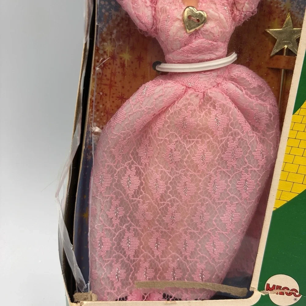 Mego Wizard of Oz Glinda Fashion Doll 8in Curly Brown Hair Original Box